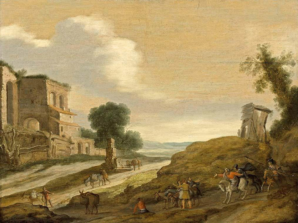 joseph's brothers on the road from egypt